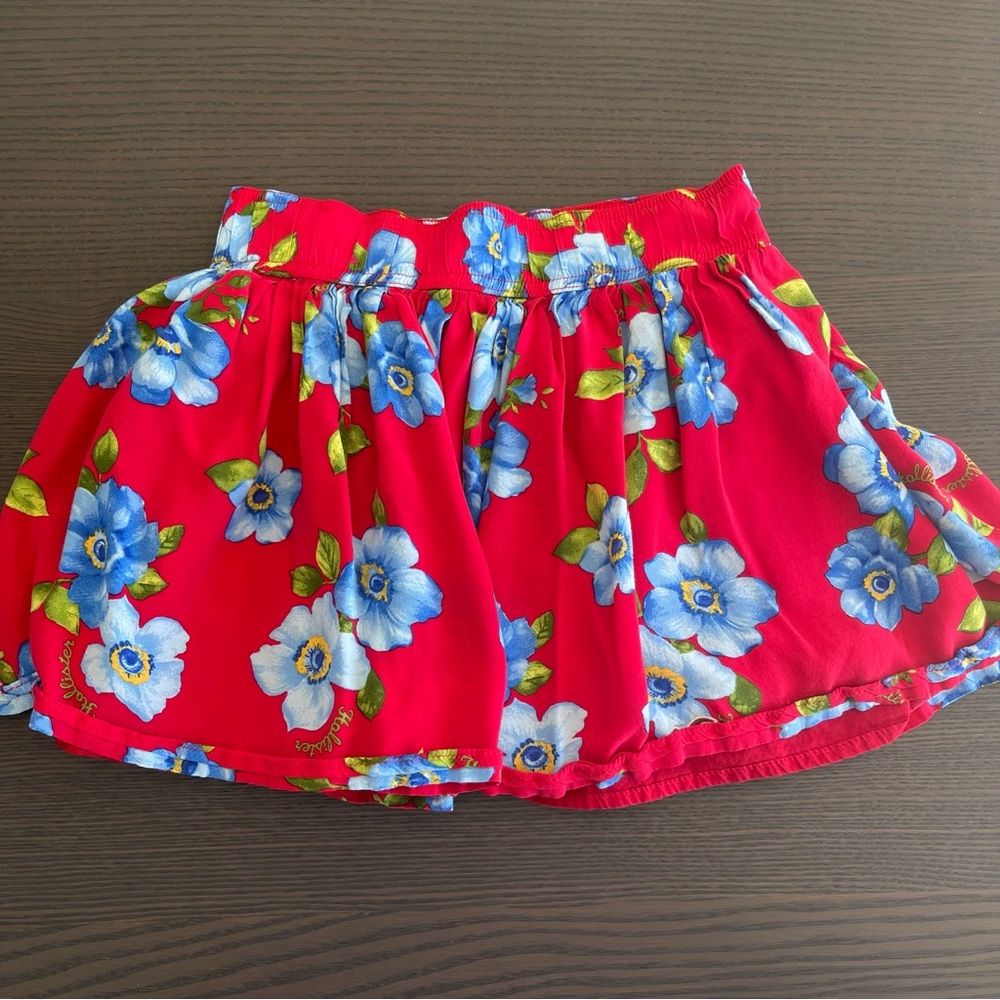 Hollister Floral Mini Skirt